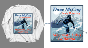 Dave McCoy Is My Homeboy | T-shirt Design by SAI DESIGNS