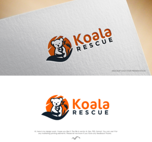 Either Koala RESCUE or KOALA RESCUE | Logo-Design von Mono.co