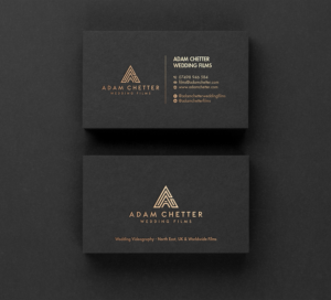 Business Card for a Wedding Films Business | Business Card Design by OxonoArt