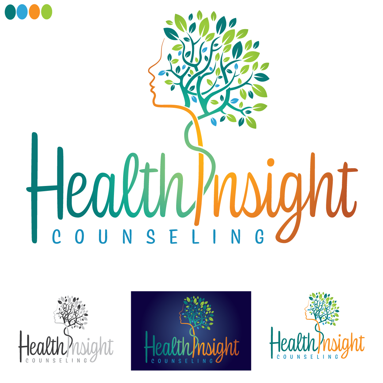 Logo Design by Breanne Owen for Health Insight Counseling, PLLC | Design #25140880