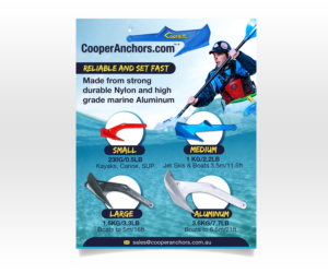 International Boat Anchor Manufacturer needs an Ad designed for Extreme Kayak fishing tournament | Advertisement Design by Luniere Designs