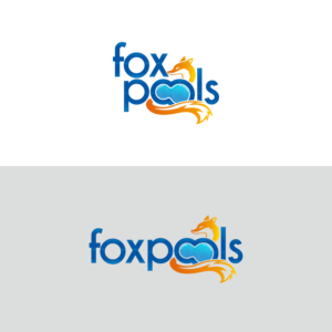 Fox Pools | Logo Design by Avilash