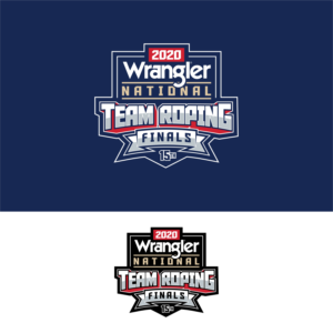 "2020 Wrangler National Team Roping Finals"  - Team Roping has to be on the same line. | Logo Design by Jeff_Riadi