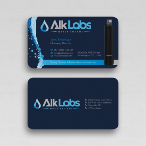 Water Filter Company Needs Bizz Cards!!  | Business Card Design by WebixBD