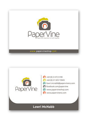 Need 2 sided card for Craft Supply Co. Logo supplied. | Visitenkarten-Design von H4R5Z