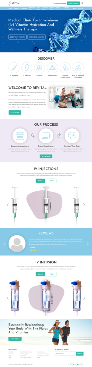 WEBSITE & LOGO  for MEDICAL CILINC | Web Design by Starlyn DS