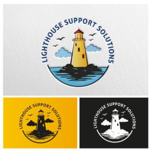 Lighthouse Support Solutions. | Logo Design by Jomon 2