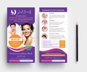 Just Beauty Opening Flyer (German Text Involved!) | Flyer Design by OwnDesign