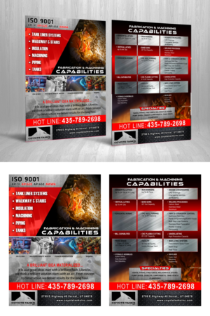 Fabrication and machining company needing printed material designs. | Flyer Design by kokoriko