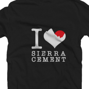 I HEART Sierra Cement | T-shirt Design by senja