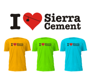 I HEART Sierra Cement | T-shirt Design by D'Mono