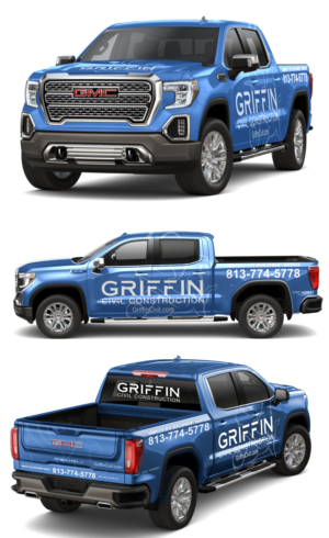 Truck Wrap for Civil Construction Company | Car Wrap Design by StarGraphics