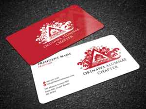 Business Cards for New Club President  | Business Card Design by Sandaruwan