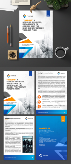 FORTIUS GLOBAL CONSULTING | Brochure Design by SAI DESIGNS