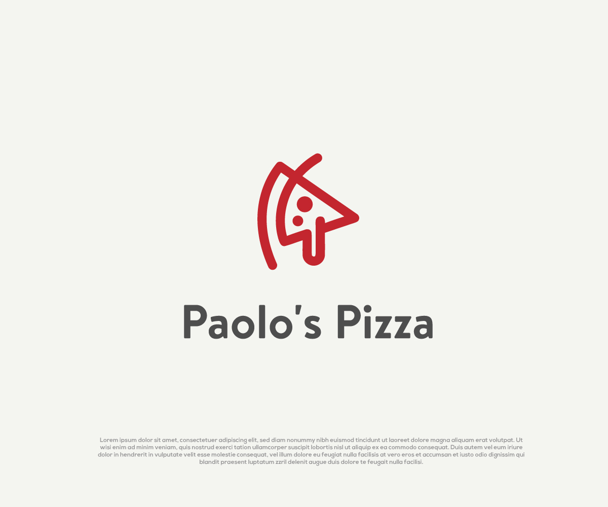 Logo-Design von Niizam Uddin für Paolo's Pizza | Design #25177909