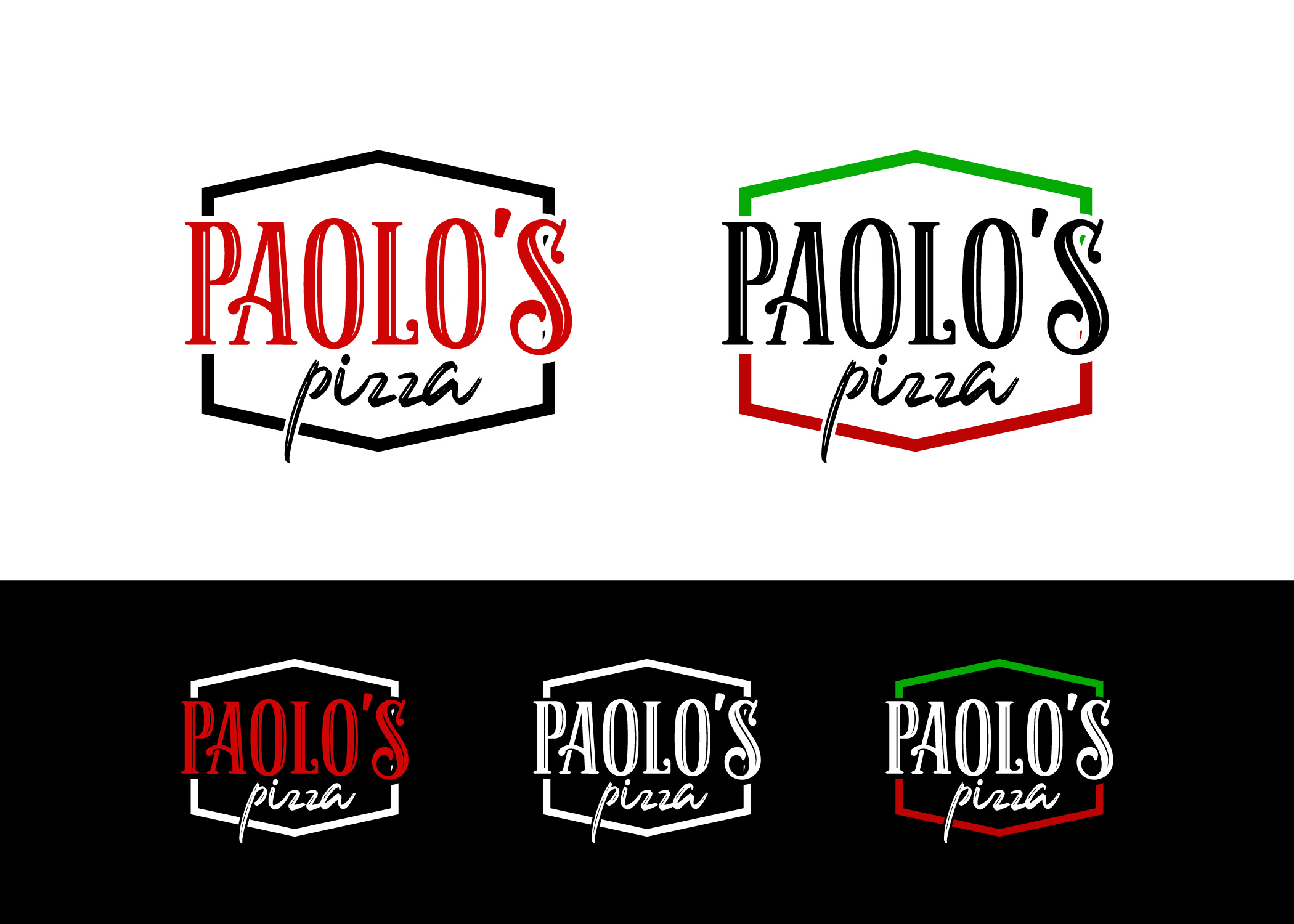 Logo Design by emoji 3 for Paolo's Pizza | Design #25144999