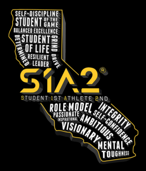 Student 1st Athlete 2nd 3D brand design w/ Cali shape | T-shirt Design by Jonya