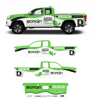 Domain Pest Control - Truck Wrap | Schilder-Design von ecorokerz