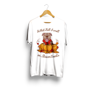 Pitbull, Pumpkin and Autumn t-shirt design | T-shirt Design by HELLOCRUNK