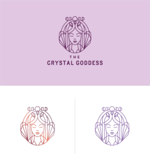 The Crystal Goddess | Logo Design by Birdcage