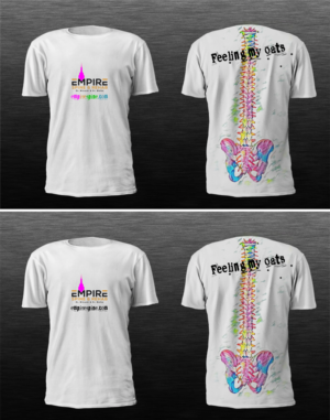 Fun Chiropractic Shirts for Business  | T-shirt Design by elveneclipse