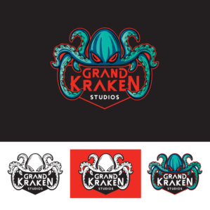 Grand Kraken Studios | Logo Design by Samantha Ward Design