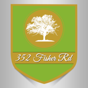 hand painted address sign/ old golf course look | Graphic Design by Designers Hub