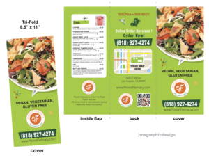 Menu Design by jmsgraphicdesign