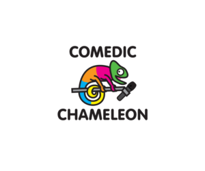 Comedic Chameleon | Logo Design by Buck Tornado