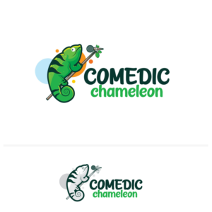 Comedic Chameleon | Logo-Design von Graphic Bricks