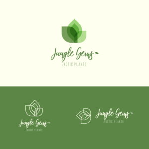 New Company Logo - Plant Shop | Logo Design by Ivelina Tsvetkova