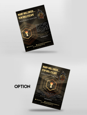 Escape Room Flyer Design - Start up. A5 | Flyer Design by rug