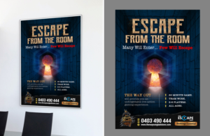 Escape Room Flyer Design - Start up. A5 | Flyer Design by SAI DESIGNS