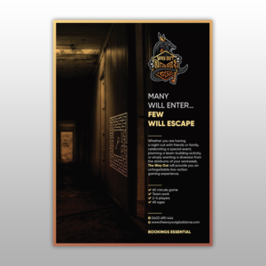 Escape Room Flyer Design - Start up. A5 | Flyer Design by pinterferenc86