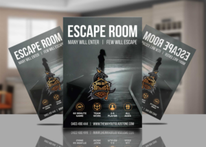 Escape Room Flyer Design - Start up. A5 | Flyer Design by Shumaila Kiran