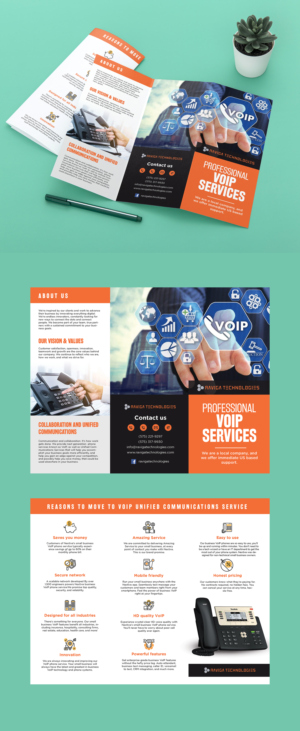 VoIP Unified Communications Service Flyer | Flyer Design by Deepak_9_Malhotra