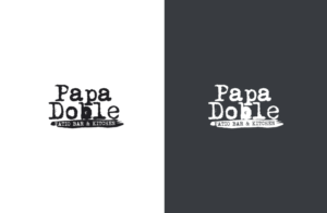 Papa Doble | Logo Design by GLDesigns