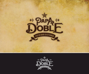 Papa Doble | Logo Design by D_Mantra