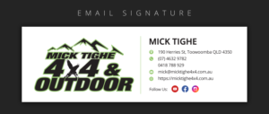 Email signature  | Graphic Design by ARTOGRAPHY