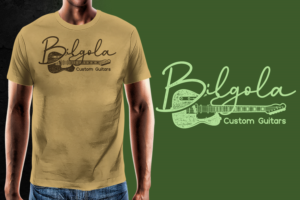 T shirt design for small electric guitar brand | T-shirt Design by G3K