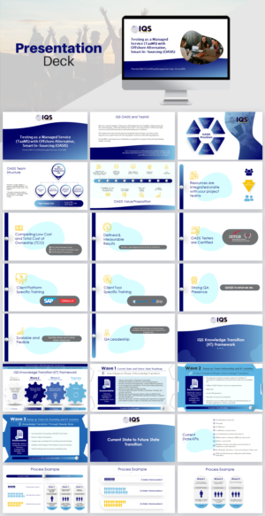 IQS IT & Staffing Specialists PPT template re-design | PowerPoint-Design von IndreDesign