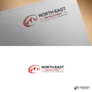 Under the image, North East Recruitment with the bi-line "your specialist in-house recruiter". I would like one design with all the words and another with just the logo and North East Recruitment  so I can use it on my email. | Logo-Design von ZiangArt_Studio