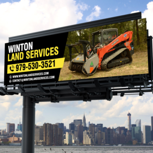 WINTON LAND SERVICES BILLBOARD DESIGN | Billboard Design by Designers Hub