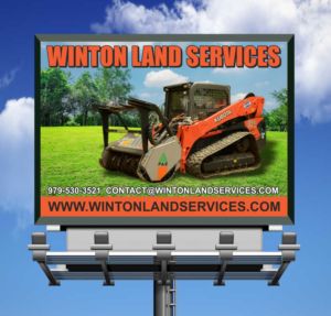 WINTON LAND SERVICES BILLBOARD DESIGN | Billboard Design by Maestroto