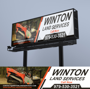 WINTON LAND SERVICES BILLBOARD DESIGN | Billboard Design by u2square