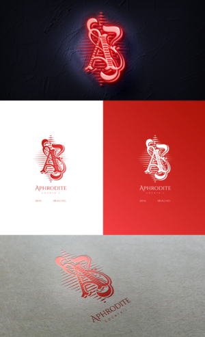 Aphrodite / Cocktail / Red Passion / 269 mL / 8% ALC/VOL | Packaging Design by GLDesigns