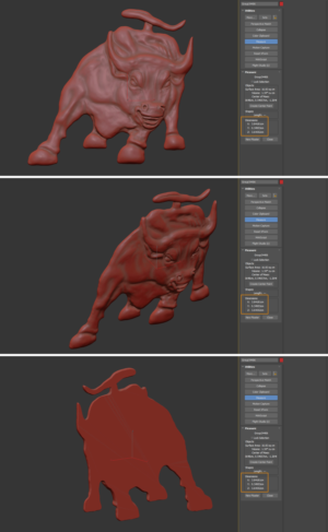 3d relief figure of stock market bull | Grafik-Design von MK-3D