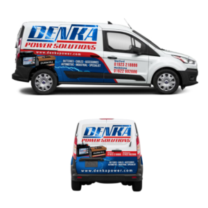 Van Signwriting Design - Part Wrap - Battery Company | Car Wrap-Design von Yoga Tri