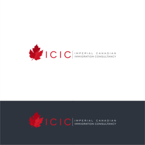 Imperial Canadian Immigration Consultancy also with company acronym ICIC | Logo Design by ThiagoB