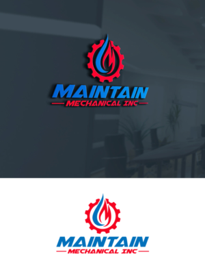 Maintain Mechanical Inc | Logo Design by Jeena Designs